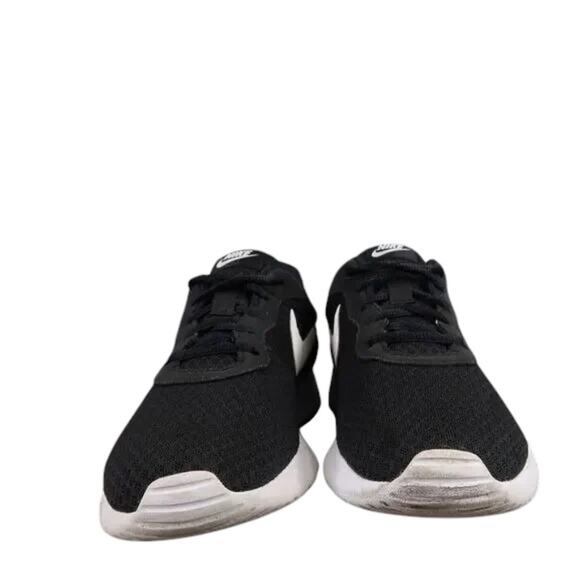 Nike Shoes Womens 9 Athletic Trainers Tanjun Sneakers Black White Casual Active - Picture 10 of 13